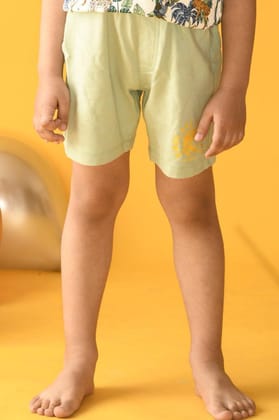 SUMMER OLIVE GREEN SHORTS - GREEN-0-6 MONTHS / 1N / Green