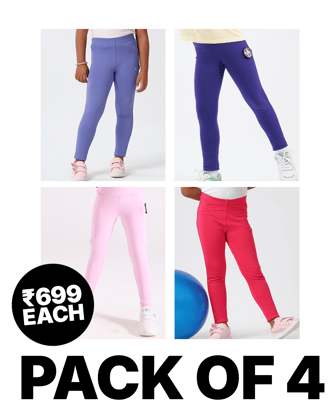 4-Pack All Day Leggings-6-7