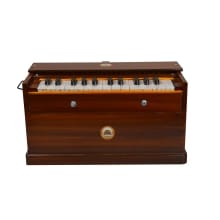 New Single Bellow Single Reed 25 Key 2 Octave Baby Bina Harmonium with Bag