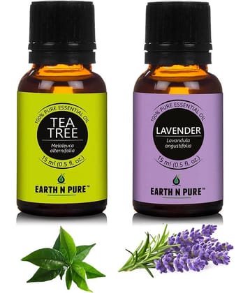 Earth N Pure - Tea Tree Essential Oil 15 mL ( Pack of 2 )