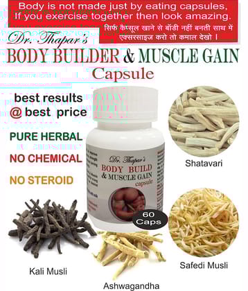 Dr Thapar Body Building & Muscle Gain Herbal Capsule