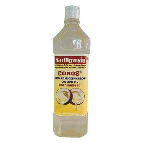 Coros (Wooden Chekku-Cold Pressed) Coconut Oil 1 Ltr