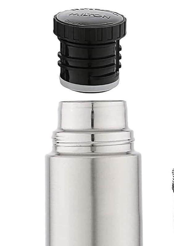 Spare Lid for Milton Thermosteel Bottle 350ml | Leak-Proof Plain Cap | Compatible with Hot & Cold Vacuum Flask | BPA-Free, ISI Certified