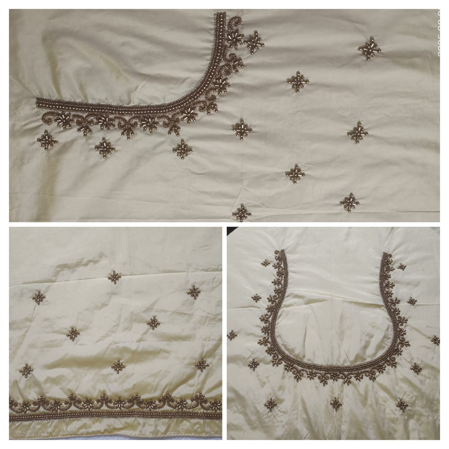 Hand Embroidery blouse piece 1 meter