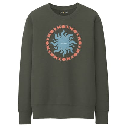 Nityā * Printed Sweatshirt #8-XS