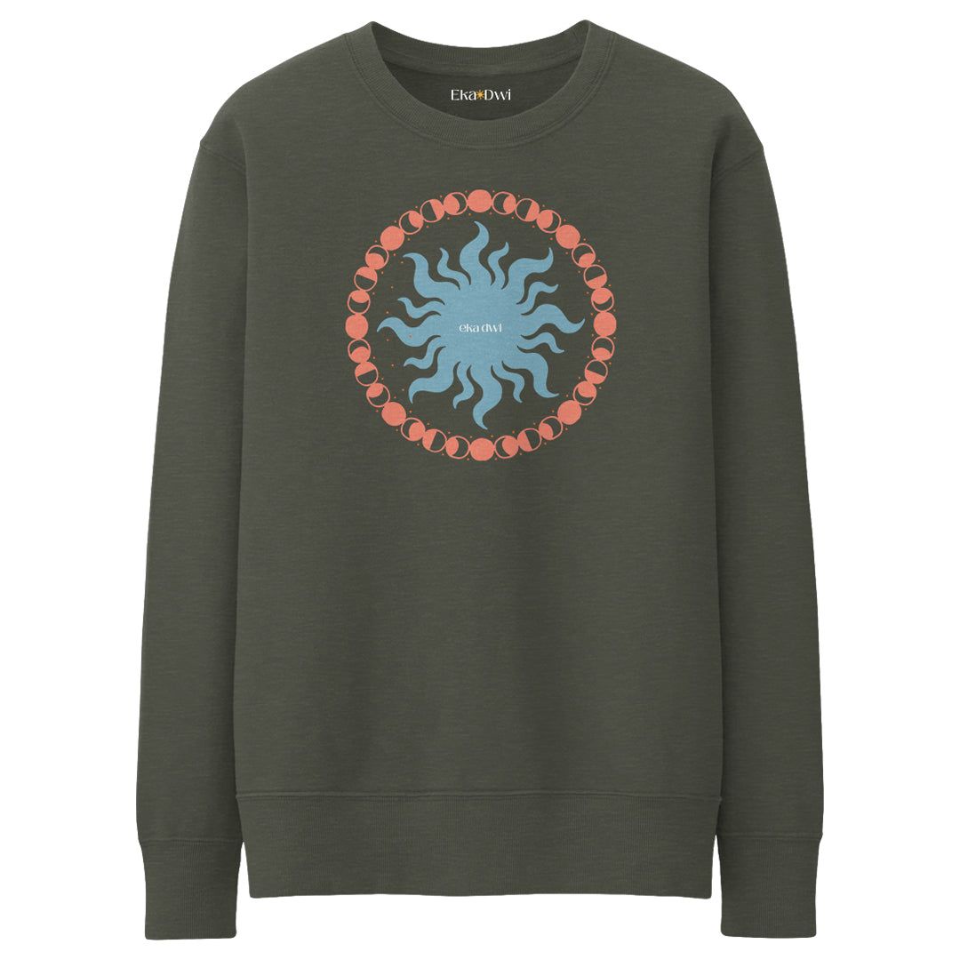 Nityā * Printed Sweatshirt #8-XS