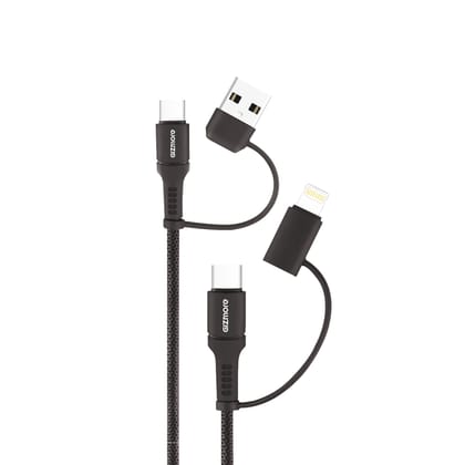 GIZMORE Super-Fast Multi-Connector 4-in-1 Type-C & Lightning Cable GIZMORE Super-Fast Multi-Connector 4-in-1 Type-C & Lightning Cable