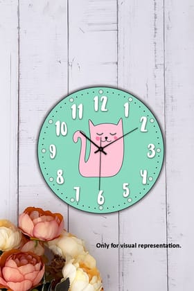 Dbeautify's DIY Cute Cat Wall Clock for Kids