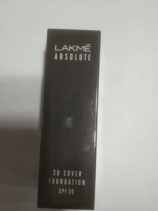 Lakme Absolute 3d cover Foundation Spf 30 w120 warm creme 