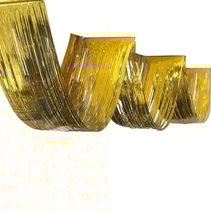 Golden Ceiling Curve Decoration - 15FT X 1FT