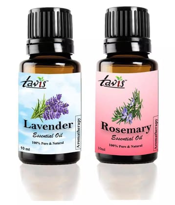 Tavis Lavender Oil, Rosemary Essential Oil 20 mL
