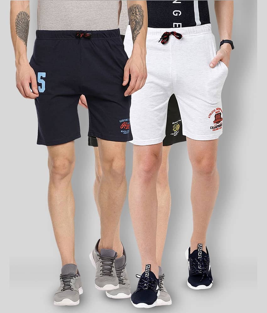 Ardeur - Multi Cotton Blend Men's Shorts ( Pack of 3 )