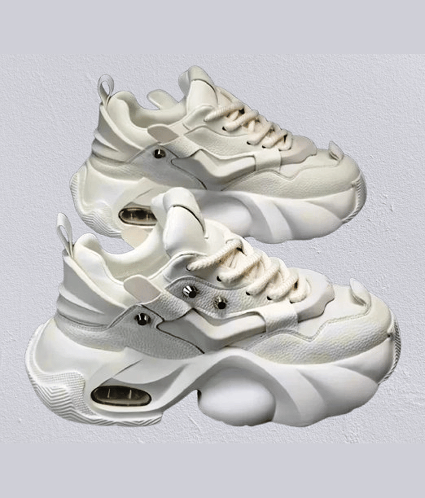 ADISO Trendy ,outdoor stylish casual White Men's Outdoor Shoes