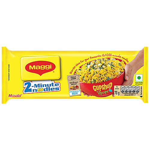 MAGGI 2-Min Masala Instant Noodles, 420 g Pouch