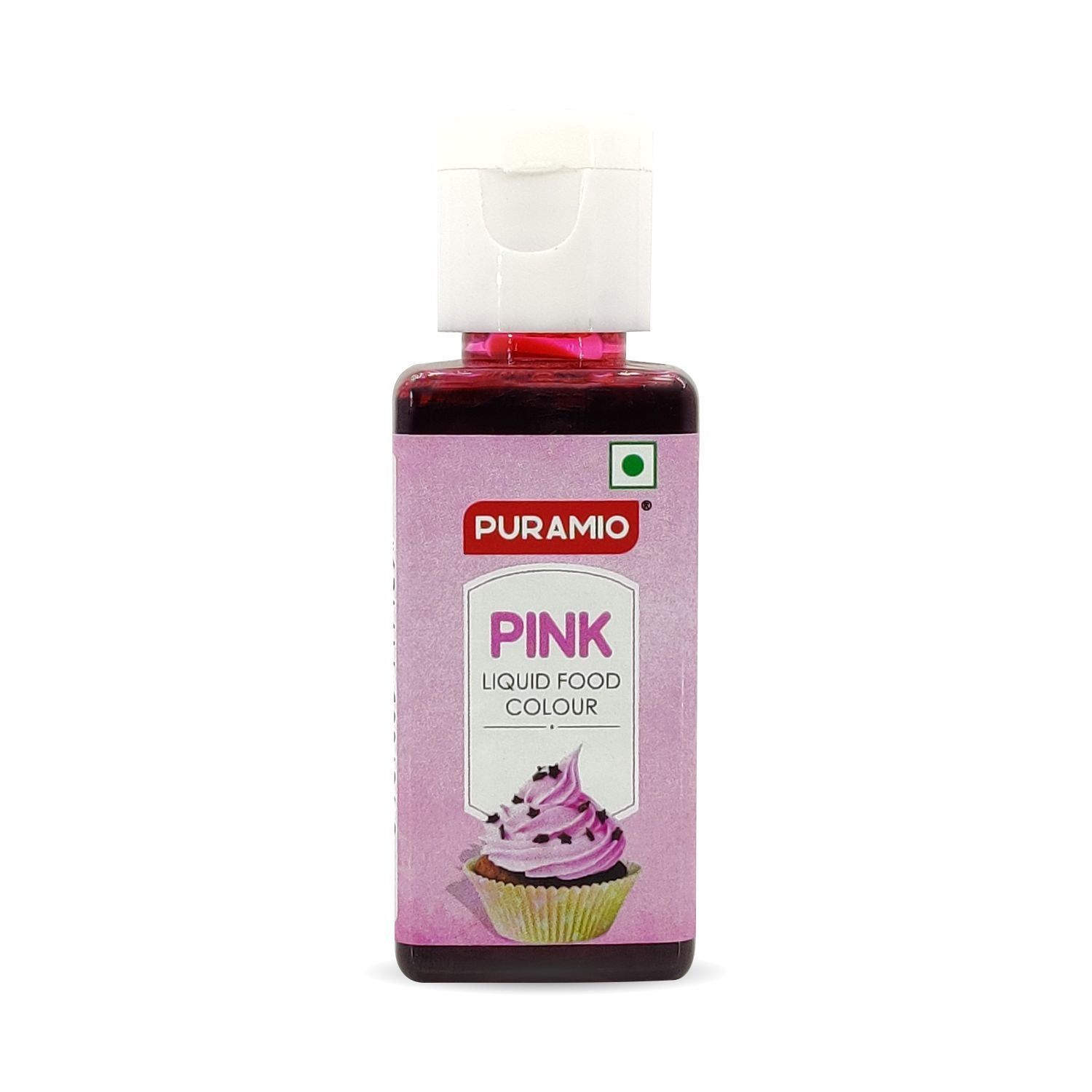 Puramio Liquid Food Colour - Pink, 50 ml