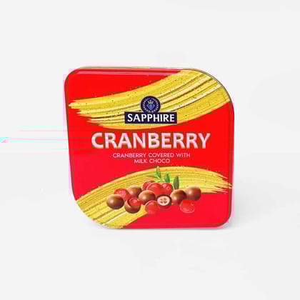 Sapphire Cranberries Covered With Milk Chocolate Gift Box, 90 gm