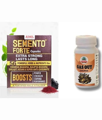 SEMENTO FORTE CAPSULE ( 30 CAPSULES ) + GAS OUT CHURNA