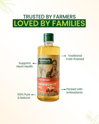 Groundnut Oil (Cold Pressed) - 500 ml