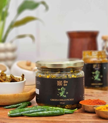 Green Chilli Pickle - Pahari Mirch Ka Achar