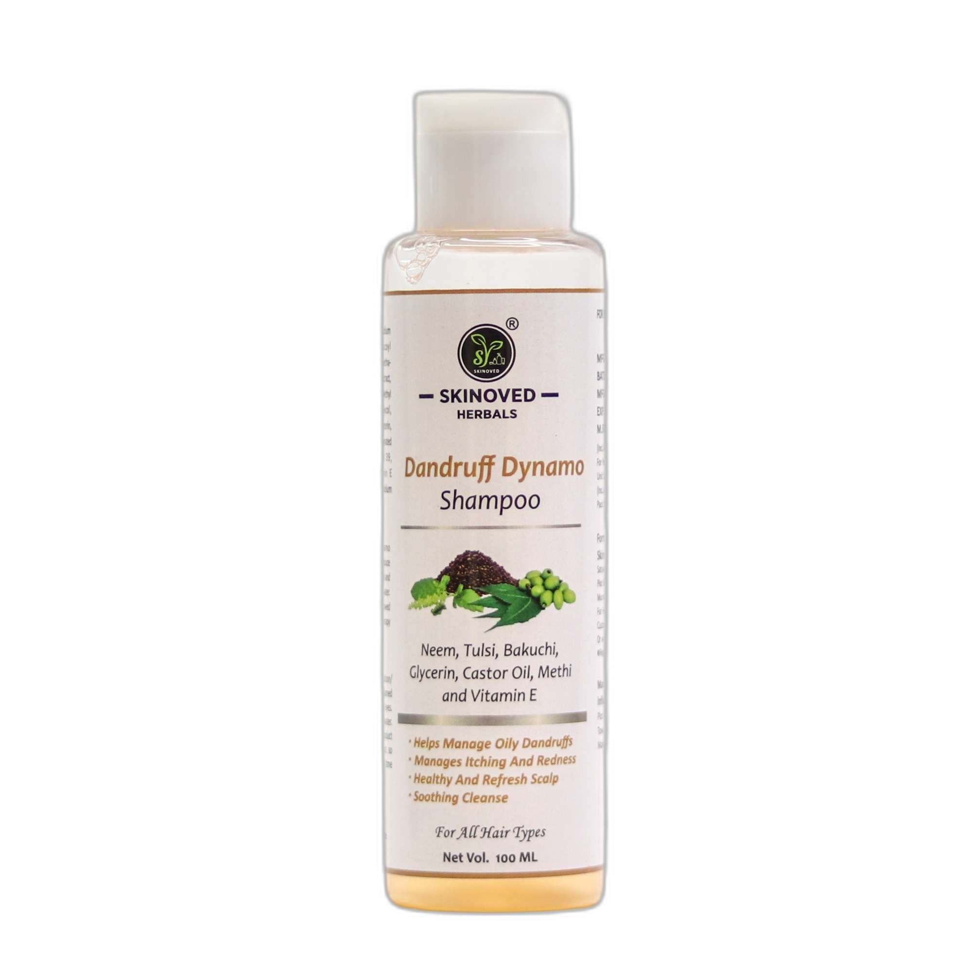 Skinoved Herbals Dandruff Dynamo Shampoo 100 Ml