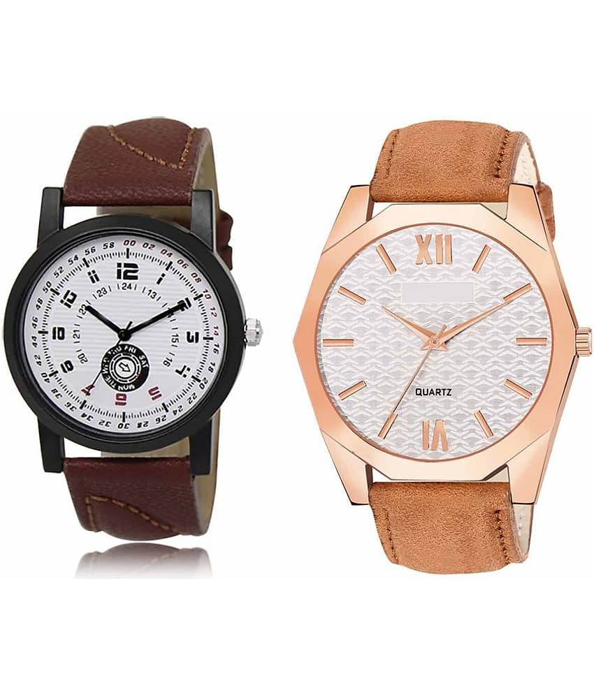 Lorem - Analog Watch Watches Combo For Men and Boys ( Pack of 2 )