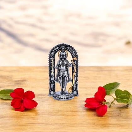 Handcrafted Brass Lord Ram IdolGrey