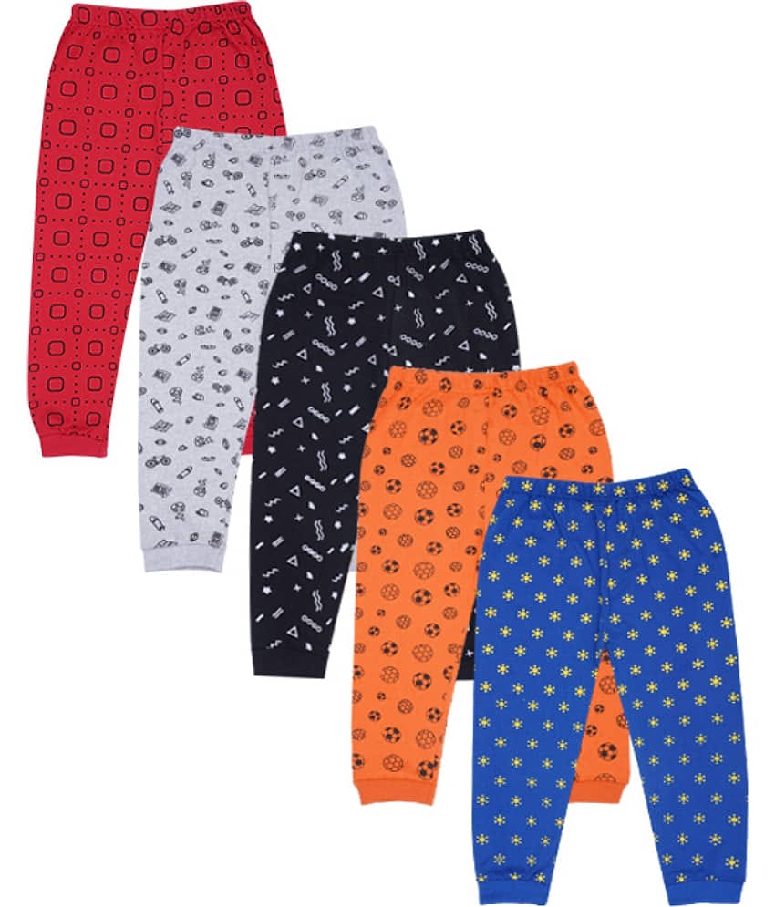 kukke Pack of 5 Boys Cotton Trackpant ( Multicolor )