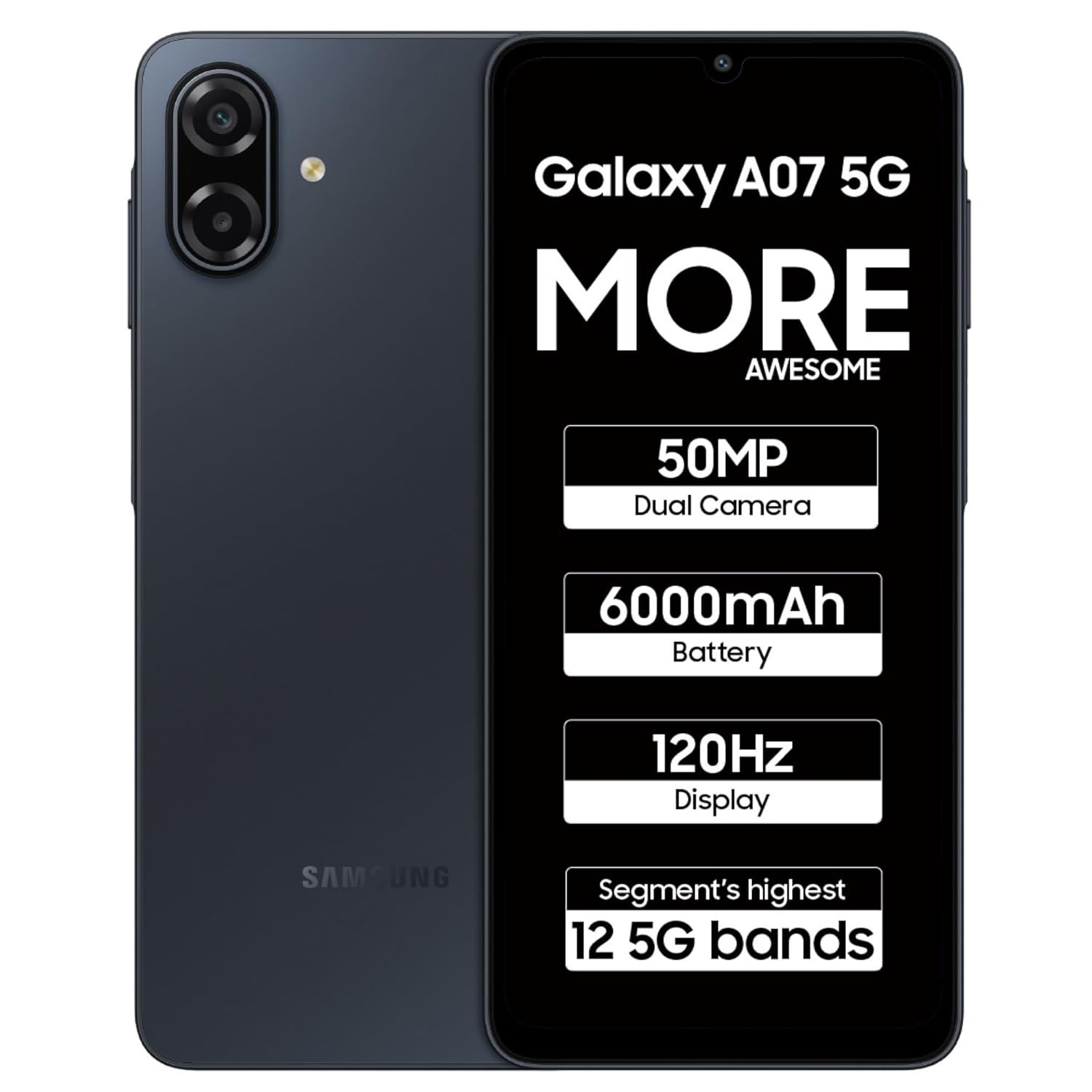 SAMSUNG GALAXY A07 4GB 128GB 5G BLACK