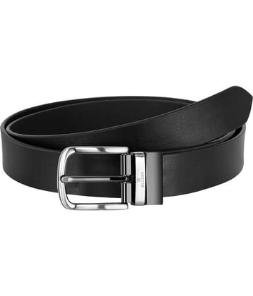 Elliot Black Leather Formal Belt