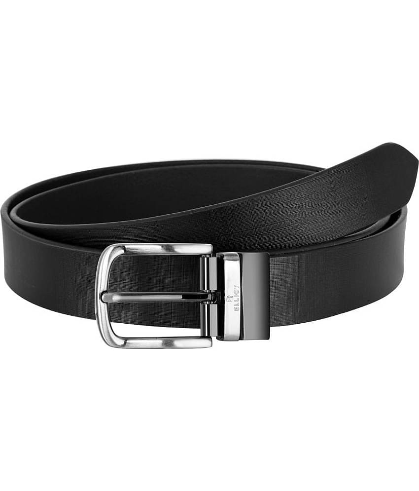 Elliot Black Leather Formal Belt