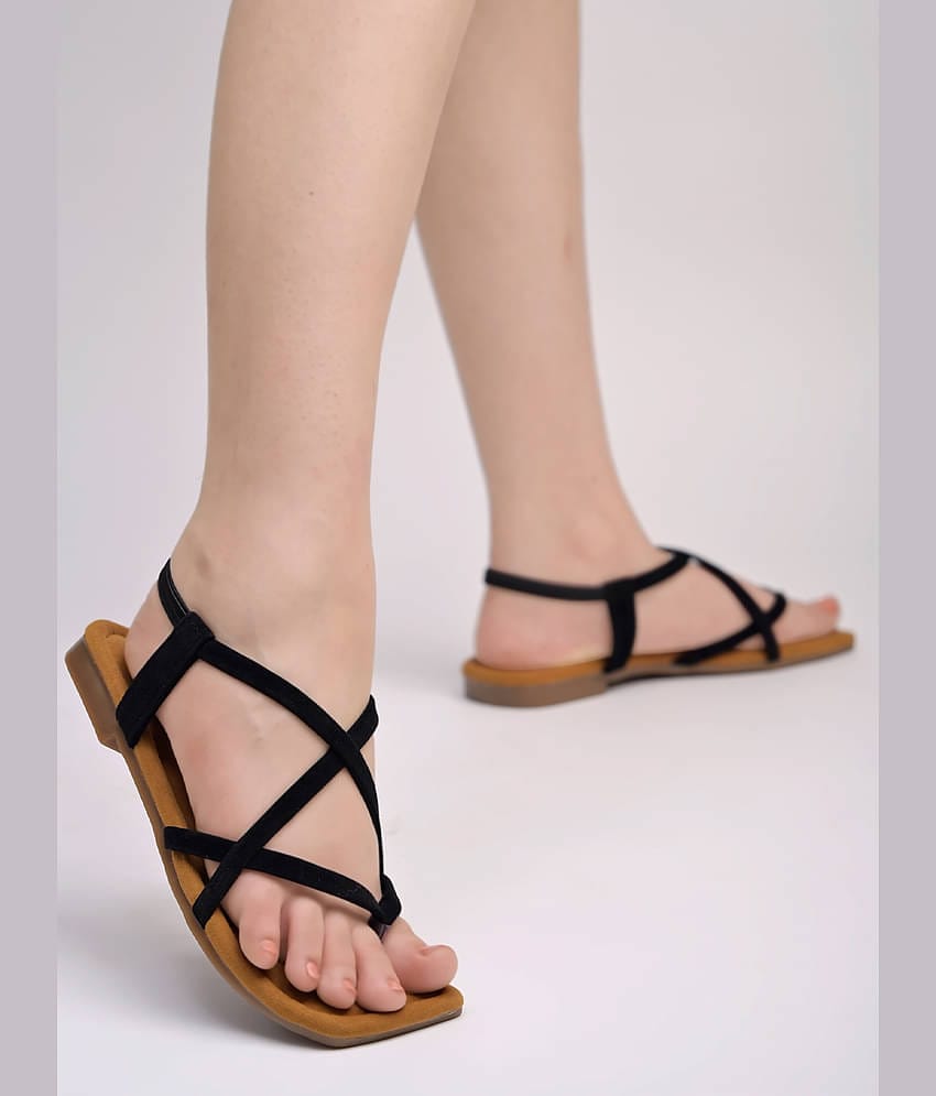 Shoetopia Black Women's Flats