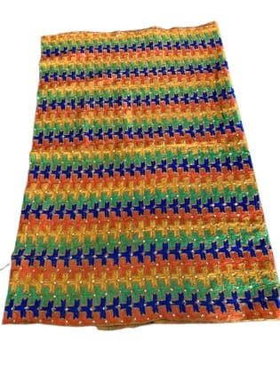 Buy Yellow with Multi coloured Phulkari 