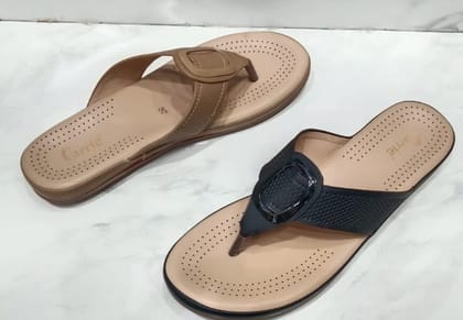 Stepedo Ladies Casual Flat  Black