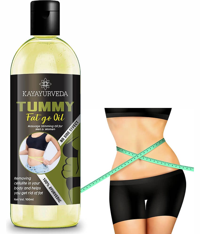 KAYAYURVEDA Fat Burning, Fat Go, Fat Loss, Body Fitness Oil - Ayurvedic Shaping & Firming Oil 100 mL