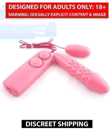 VIBRATING DUAL EGGS CLITORIS STIMULATOR & G- SPOT VIBRATOR FOR WOMEN BY SEX TANTRA