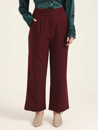 Women'S Luxury Banana Crepe Mahogany K Pant-28
