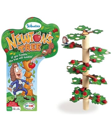 Skillmatics Educational Game - Newton's Tree, Balancing, Stacking, Strategy and Skill-Building Game, Ages 6 and Up
