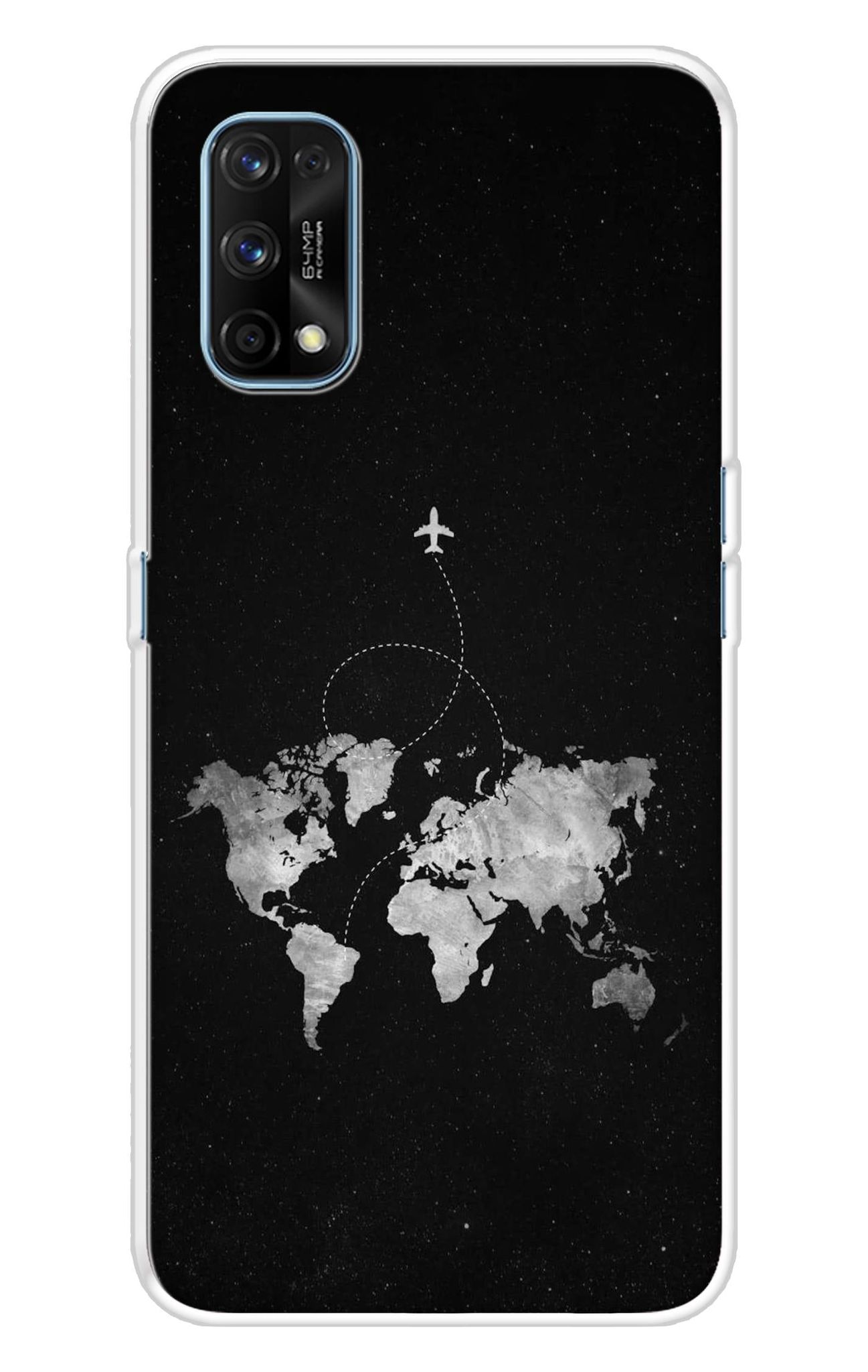 World Tour Soft Cover for Realme 7 Pro