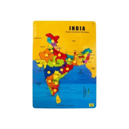 Wooden Pin Puzzles India (States and Union Territories)