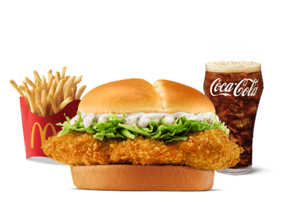 Mc Crispy Chicken Burger Meal (M)