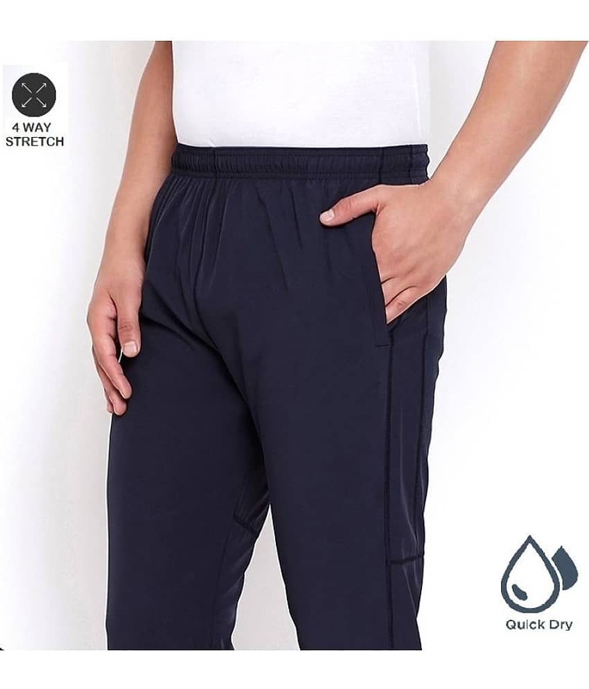 RANBOLT - Navy Blue Polyester Men's Sports Trackpants ( Pack of 1 )