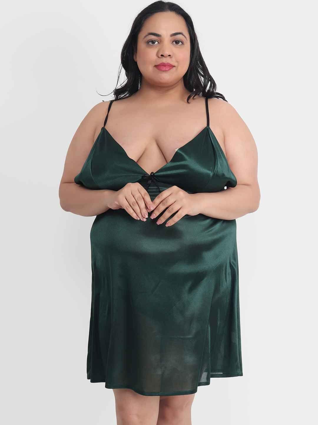 Plus Size Hot Bikini Babydoll Dress for Honeymoon BB34Gb
