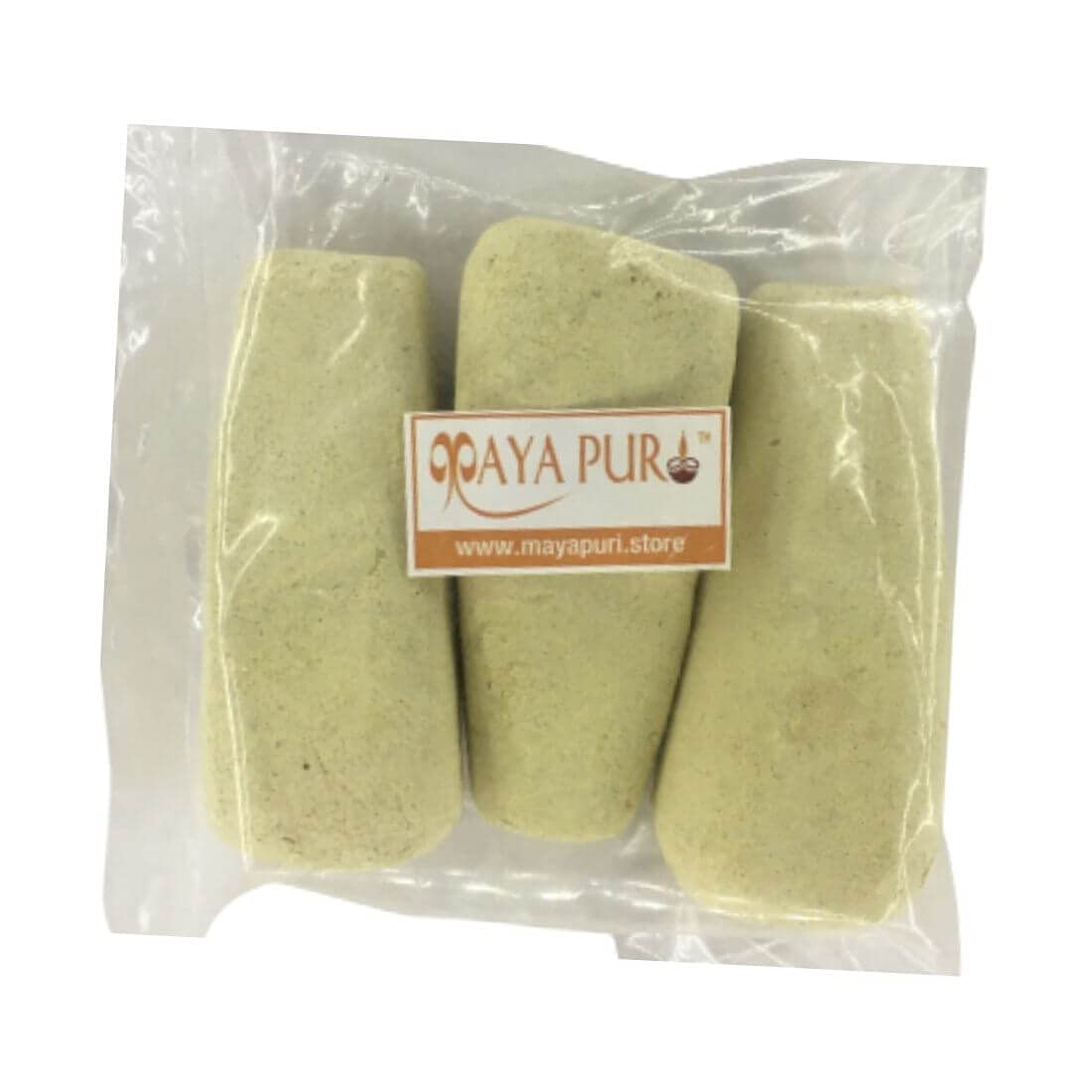 MAYAPURI Tilok Mati/Natural Yellow Gopi Chandan Tilak Stick (Yellow, Pack of 3)