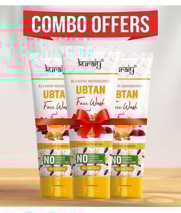 KURAIY Facial Cleanser Brush Head Design Face Massage Washing Deep Cleansing pack of 3