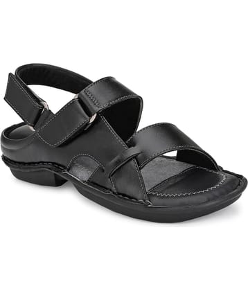 softio - Black Men's Sandals