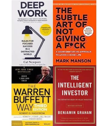 Deep Work + The Subtle Art + The warren buffett way + The Intelligent Investor