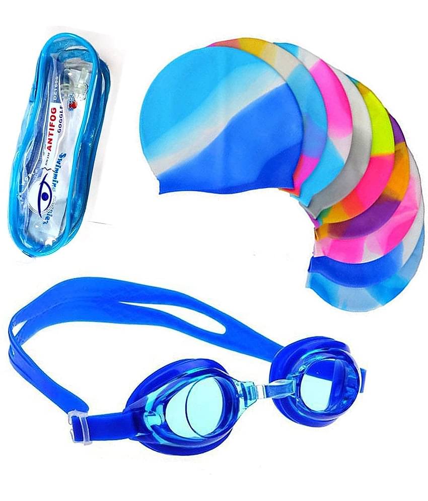 Swimming Set(Swim Combo, Cap, Google, Earplug) |Swim Cap Goggle | Kids Swim Combo Set | Pool Party Swim Pool Party Swimming Ring