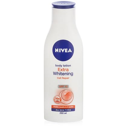 Nivea Extra Whitening Cell Repair Body Lotion SPF 15, 75 ml