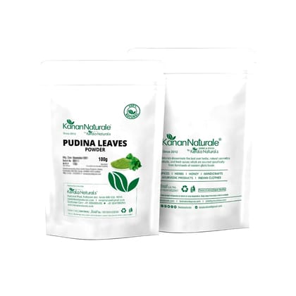 Pudina / Mint Leaves (Mentha) Powder 100 gm  by Kerala Naturals