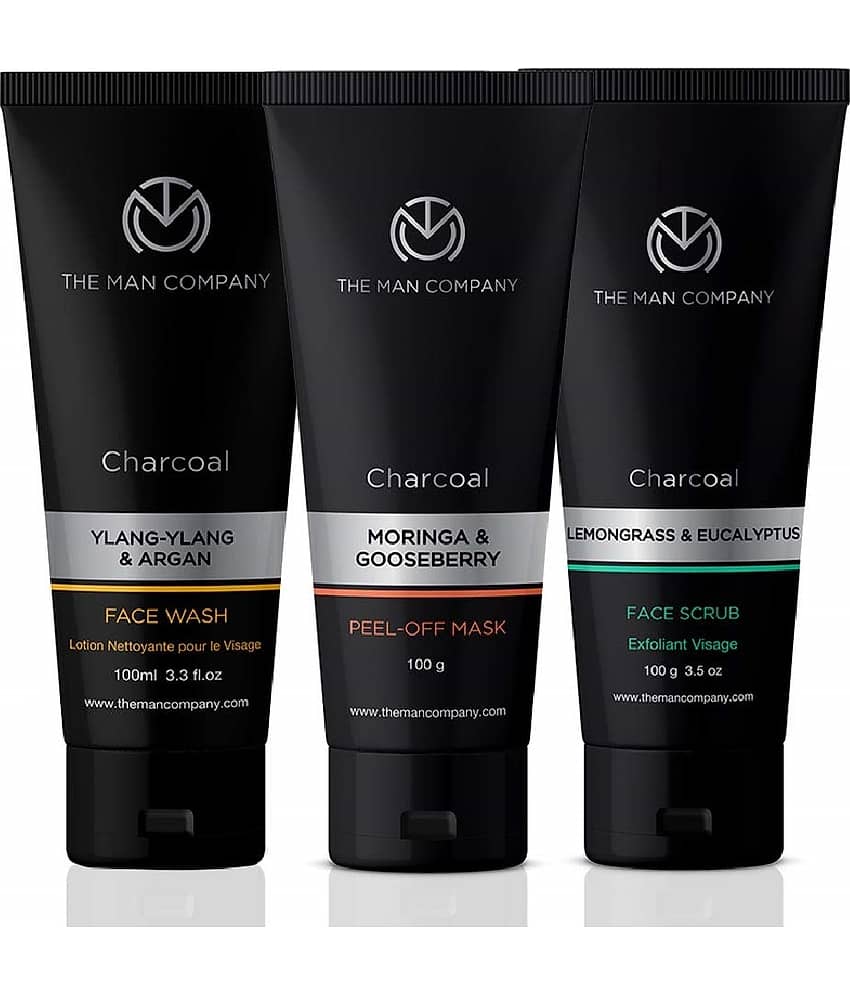 The Man Company - Skin Brightening Facial Kit For All Skin Type ( Pack of 3 )